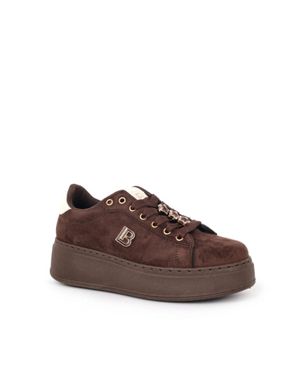 Laura Biagiotti 9820 Caffe, sneakers da donna marroni
