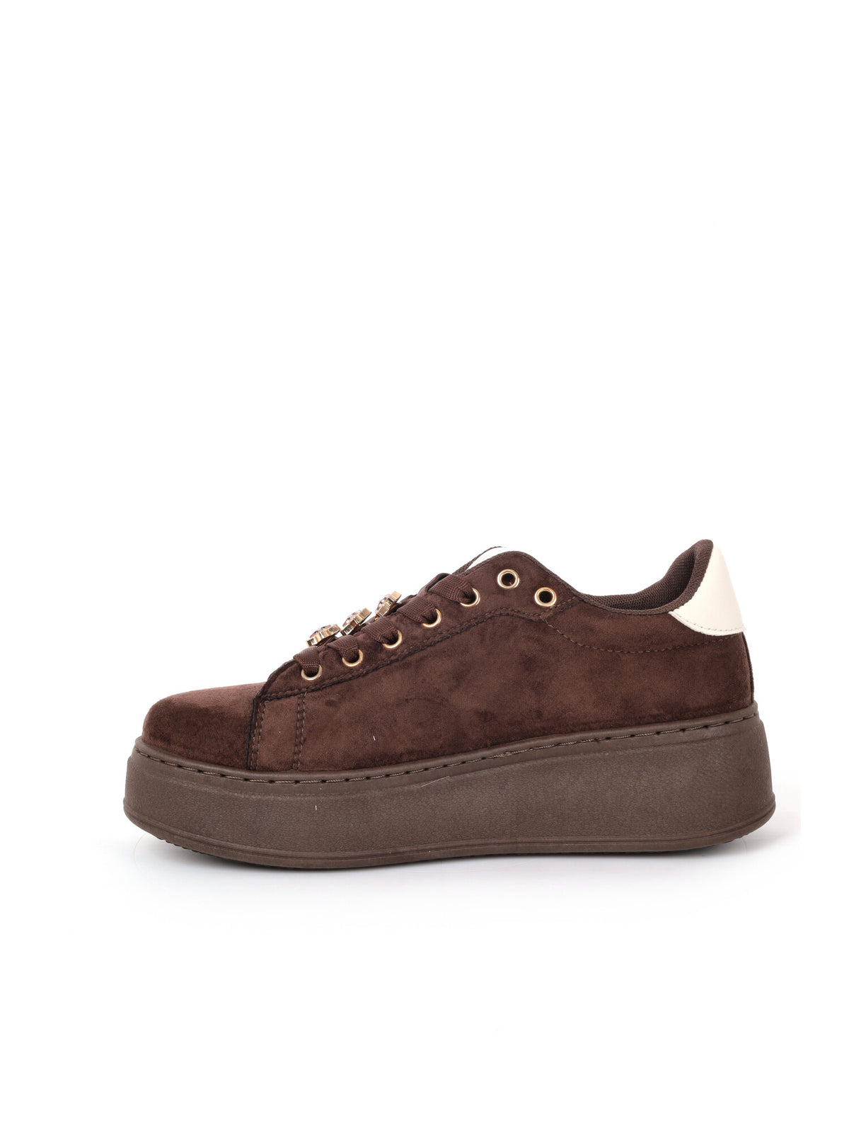 Laura Biagiotti 9820 Caffe, sneakers da donna marroni