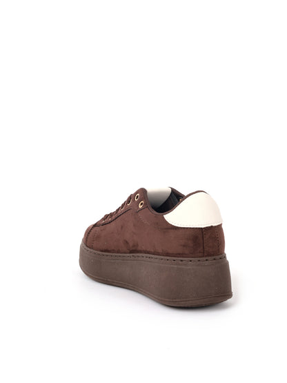 Laura Biagiotti 9820 Caffe, sneakers da donna marroni