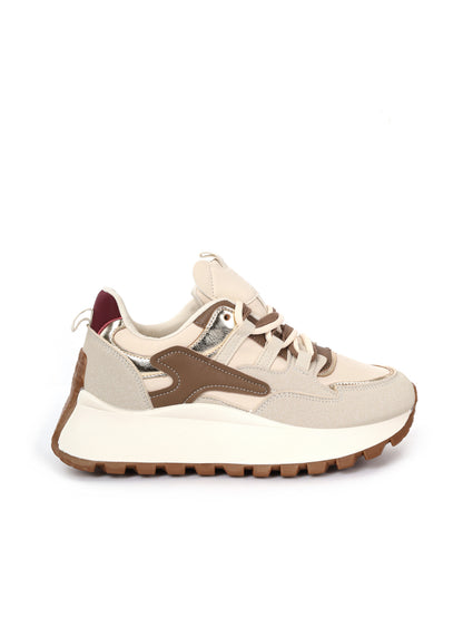 Laura Biagiotti 9838 Beige, sneakers da donna beige