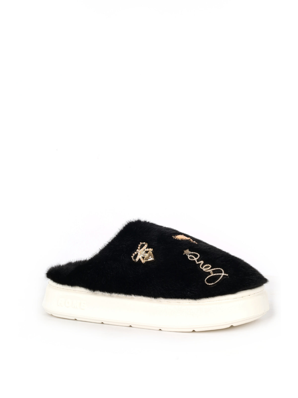 Laura Biagiotti 9864 Black, ciabatte da donna nere