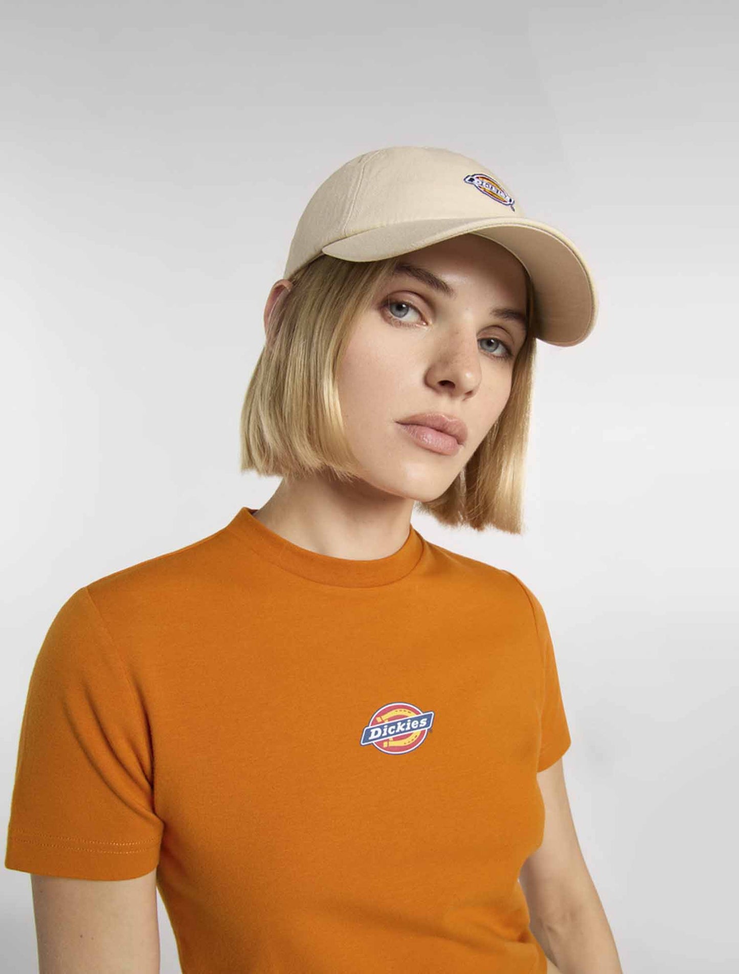 Dickies Hardwick, cappello unisex adulto color crema in cotone resistent