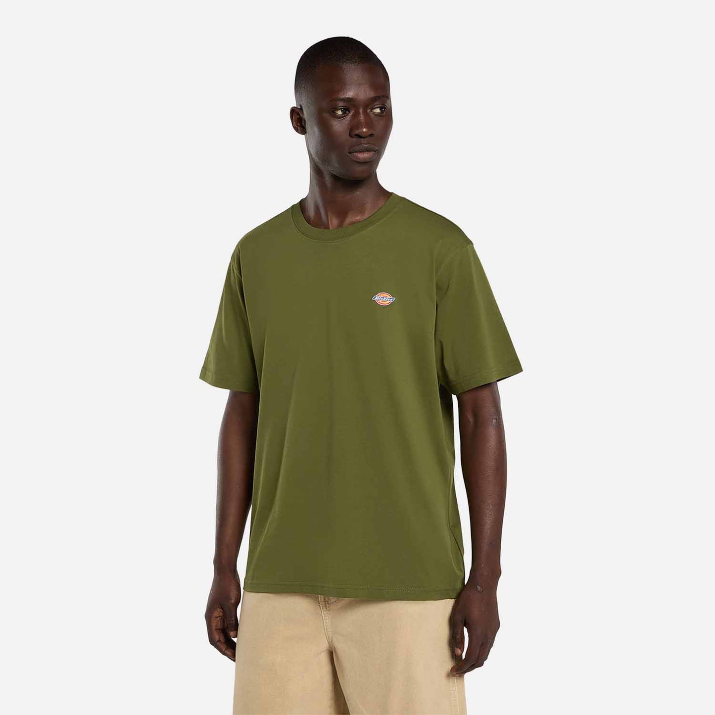T-shirt Dickies Mapleton verde uomo in cotone