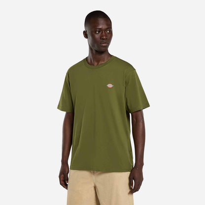 T-shirt Dickies Mapleton verde uomo in cotone