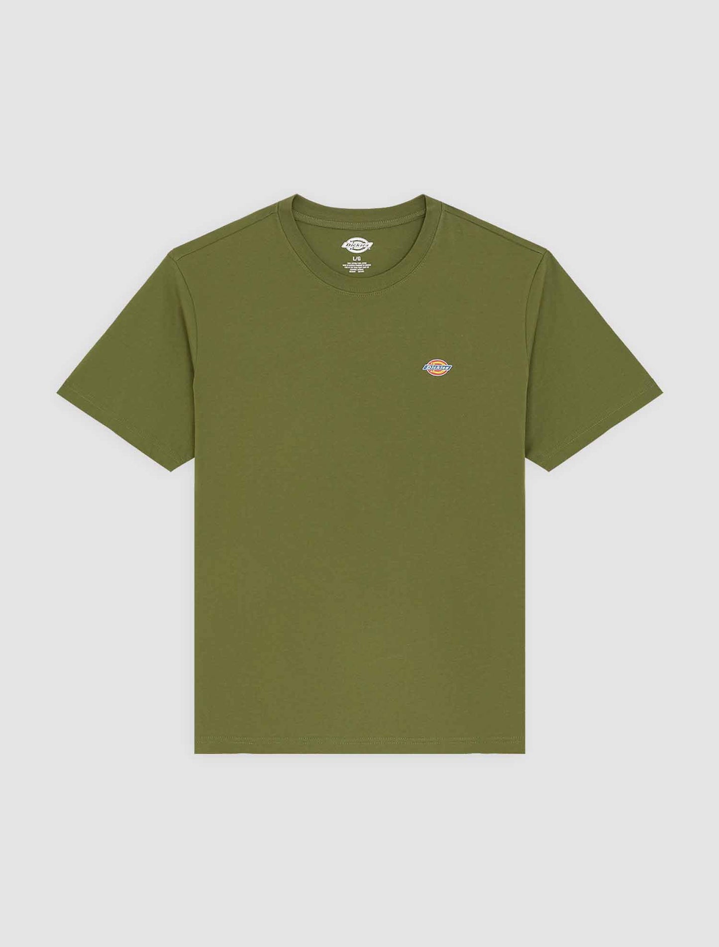T-shirt Dickies Mapleton verde uomo in cotone