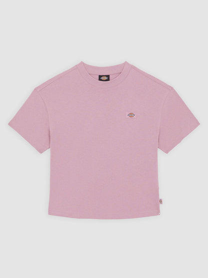 T-shirt boxy Dickies Oakport in rosa donna