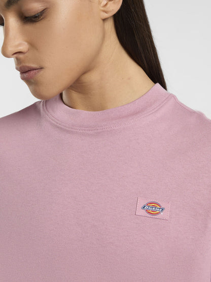T-shirt boxy Dickies Oakport in rosa donna