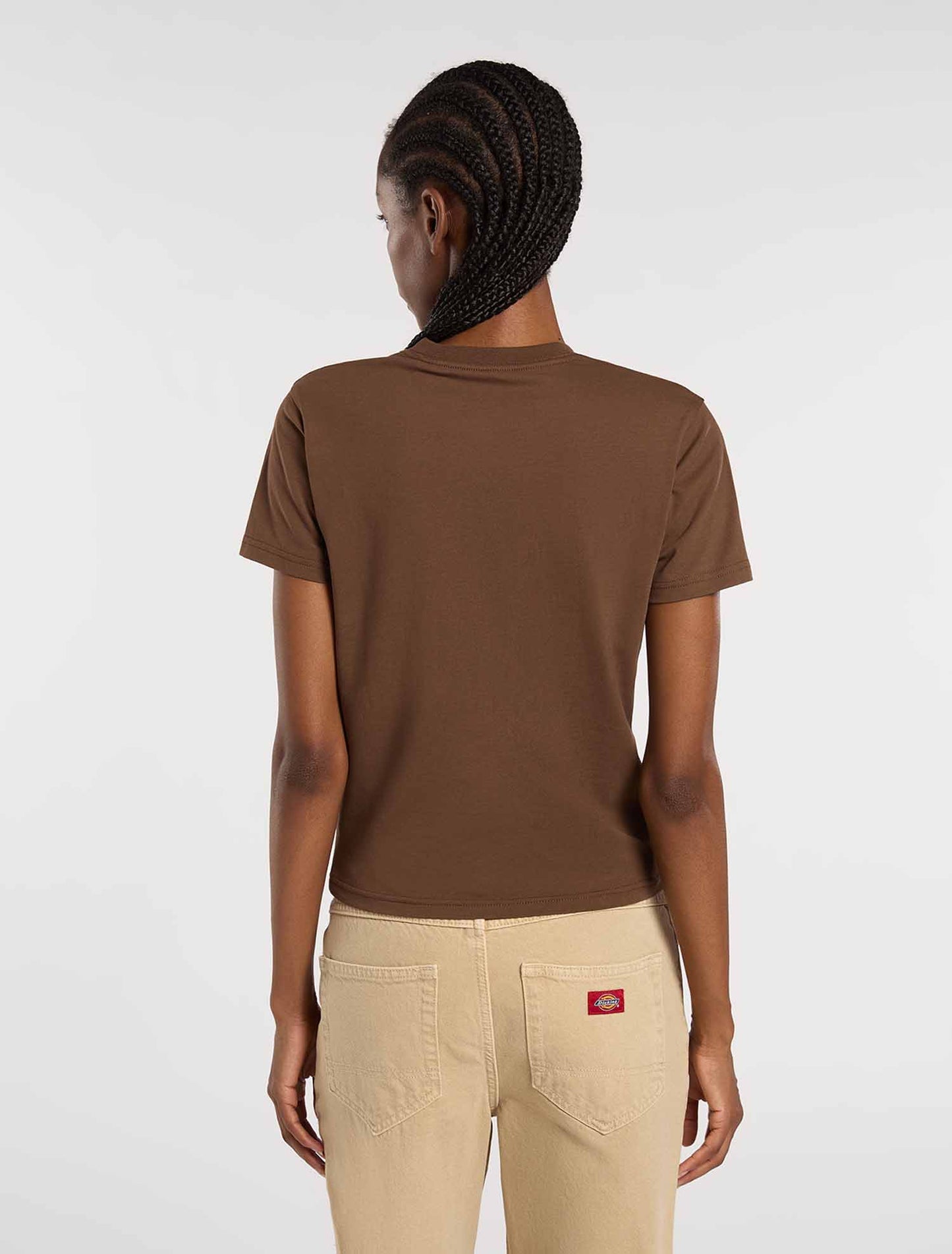 T-shirt Dickies Maple Valley donna marrone da lavoro