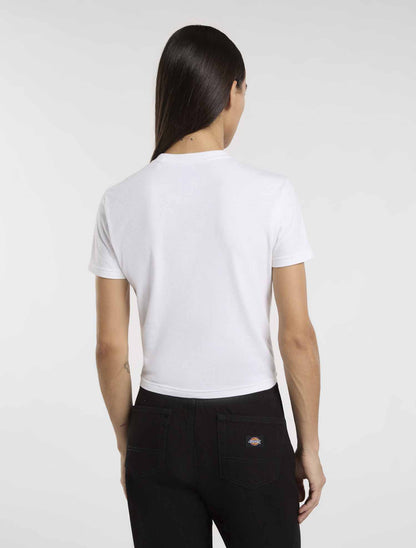 T-shirt Dickies Maple Valley donna bianca a maniche corte