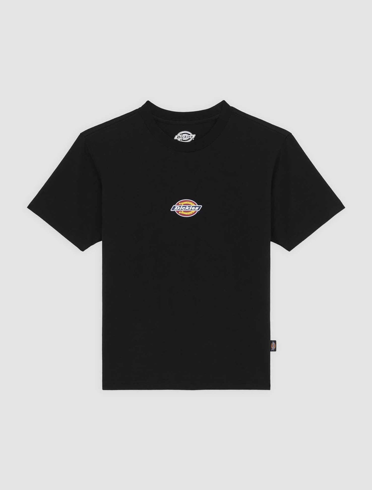 Dickies Maple Valley, t-shirt donna nera a maniche corte