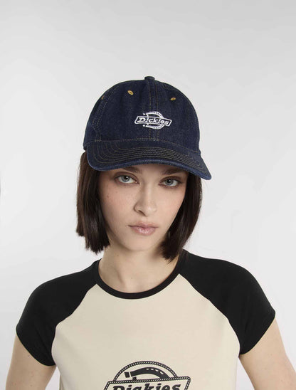 Dickies Denim Dad, cappellino unisex in denim blu