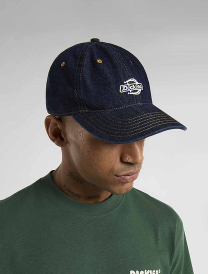 Dickies Denim Dad, cappellino unisex in denim blu