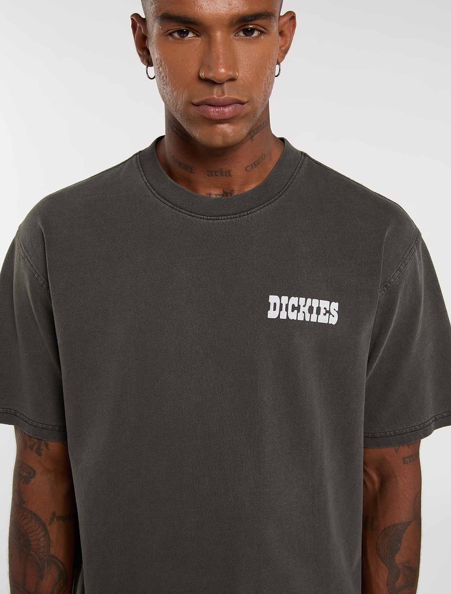 Dickies Buchtell, t-shirt manica corta uomo nera in cotone