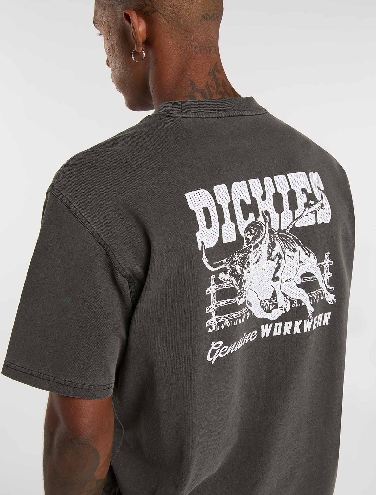 Dickies Buchtell, t-shirt manica corta uomo nera in cotone