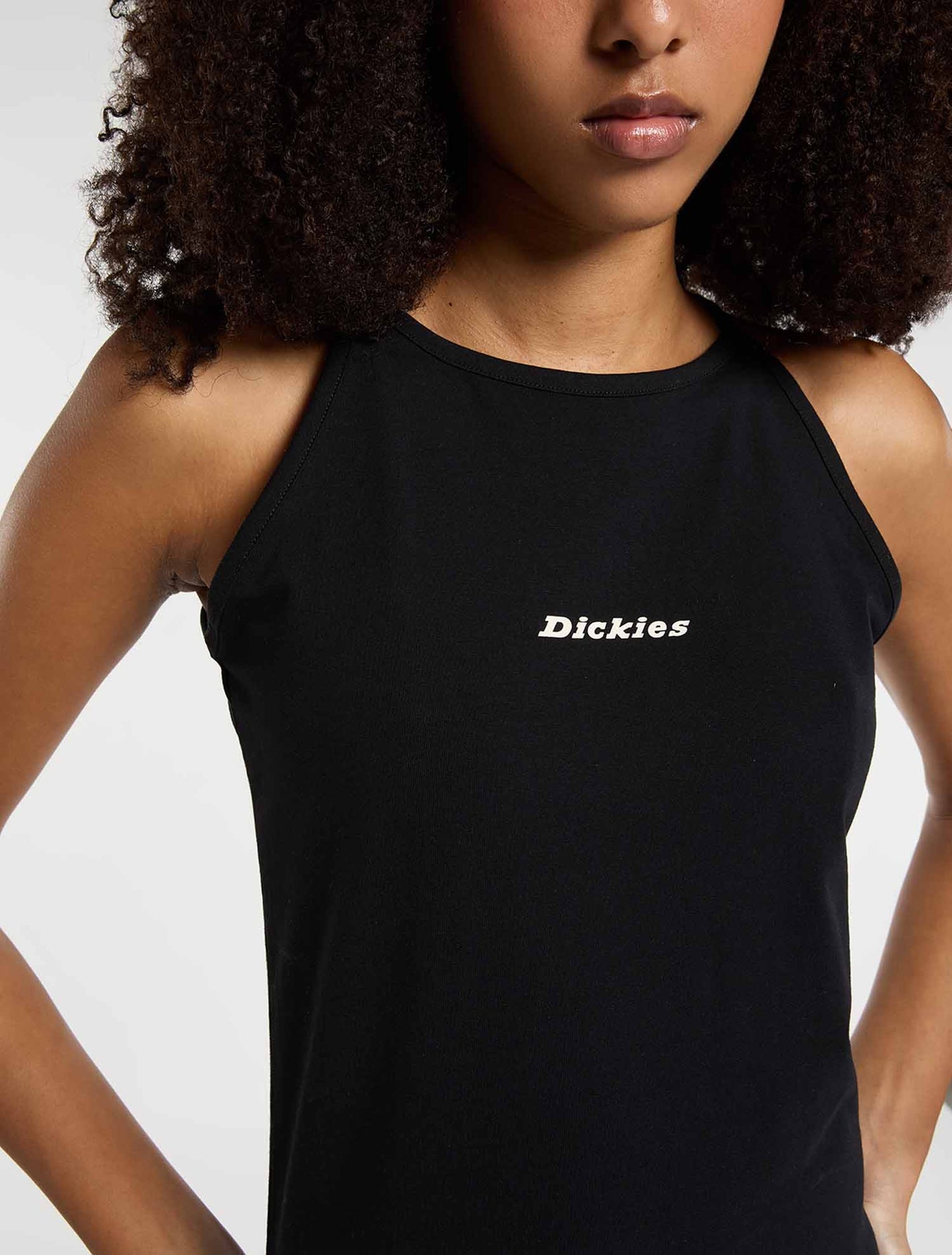 Dickies Honeyville, canotta donna nero classica e resistente