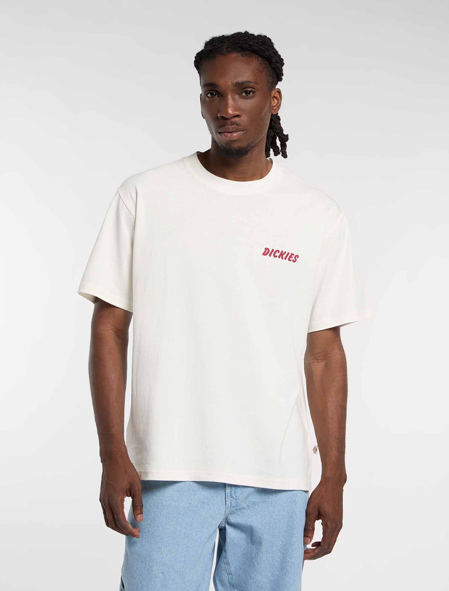 Dickies Dry Ridge, t-shirt manica corta uomo panna