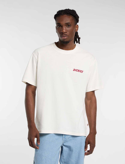 Dickies Dry Ridge, t-shirt manica corta uomo panna
