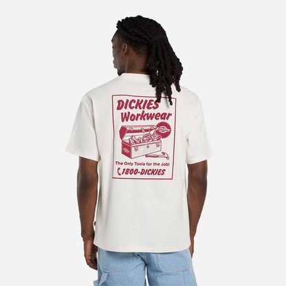 Dickies Dry Ridge, t-shirt manica corta uomo panna