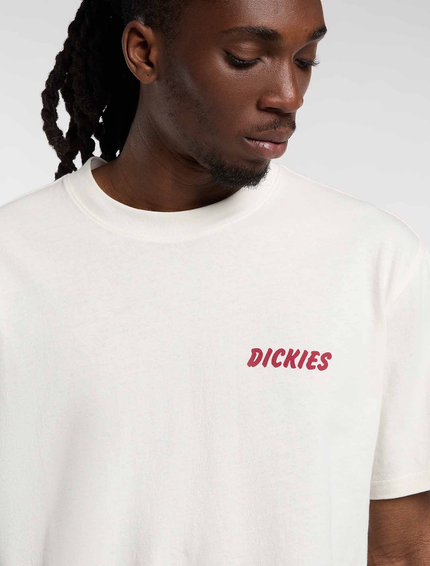 Dickies Dry Ridge, t-shirt manica corta uomo panna