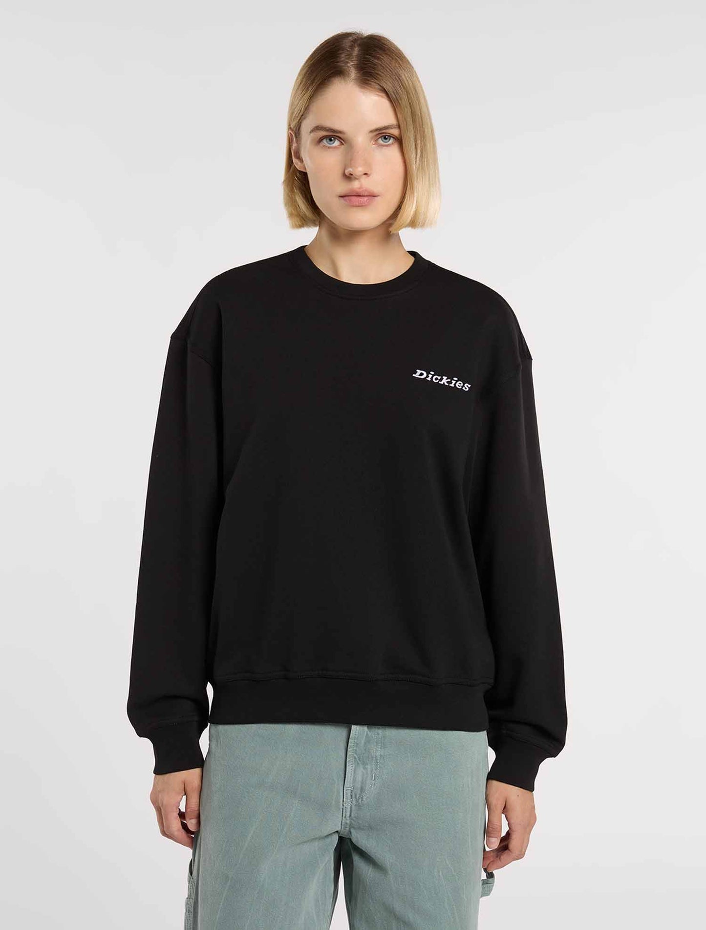 Felpa Dickies Loretto nera donna per la primavera