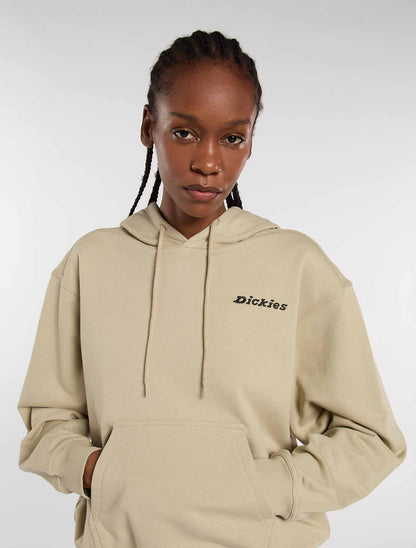 Felpa con cappuccio Dickies Loretto donna rossa primavera-estate