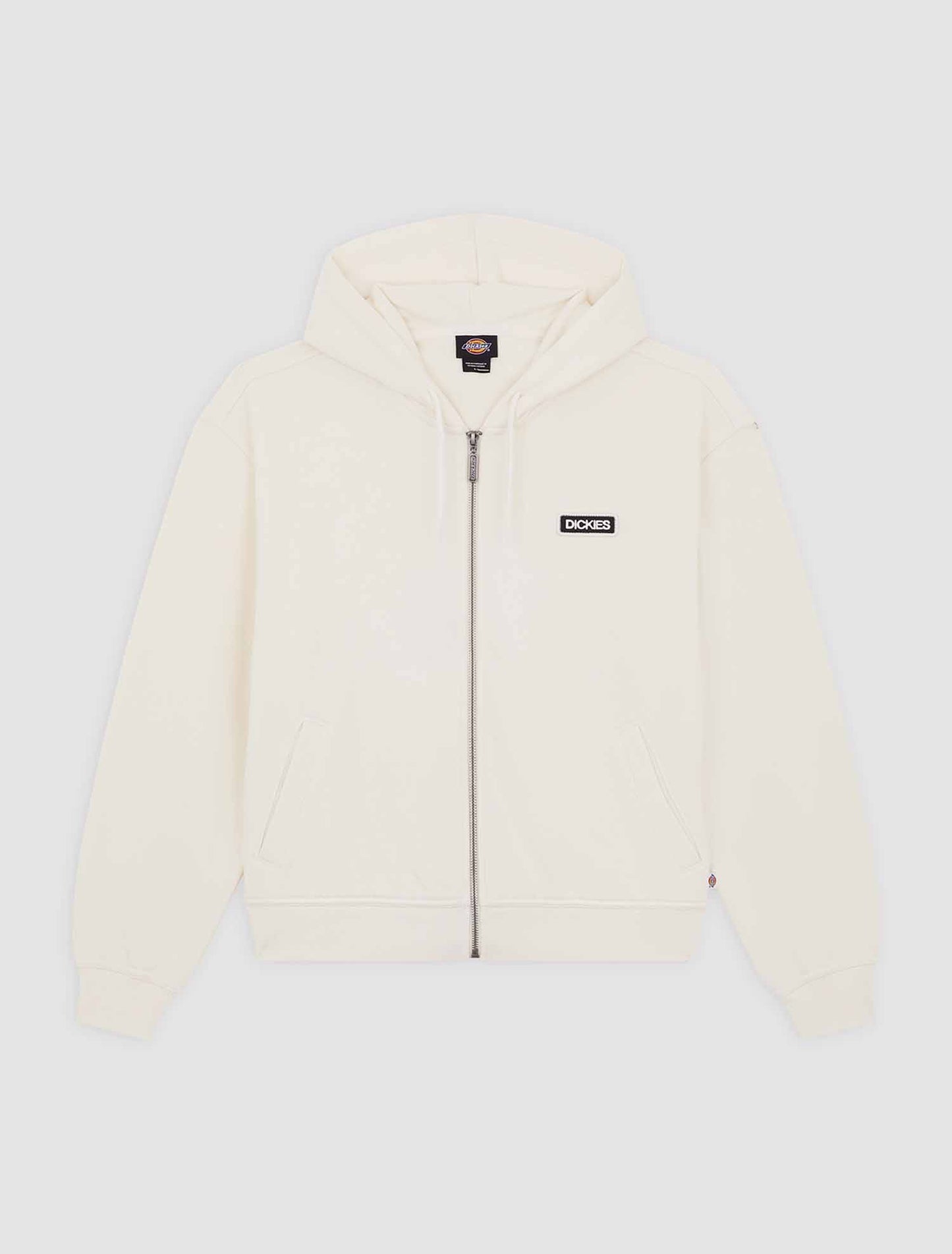 Felpa Dickies Deshler con zip integrale color crema donna