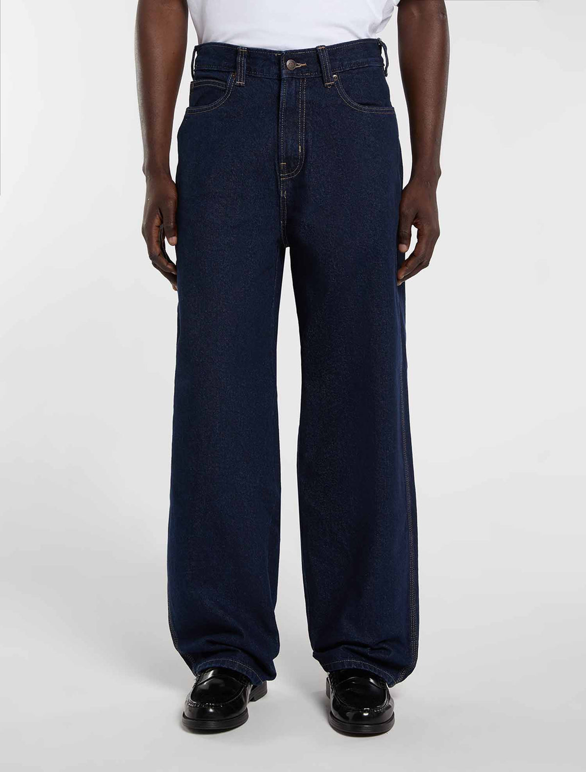 Dickies baggy tapere jeans da uomo jeans scuro