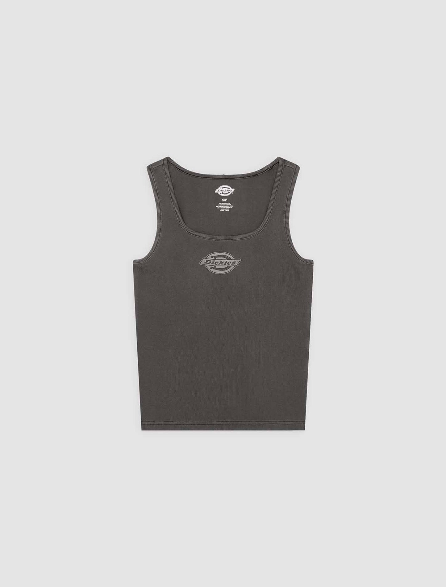 Dickies Plainville, canotta donna nera dal look streetwear