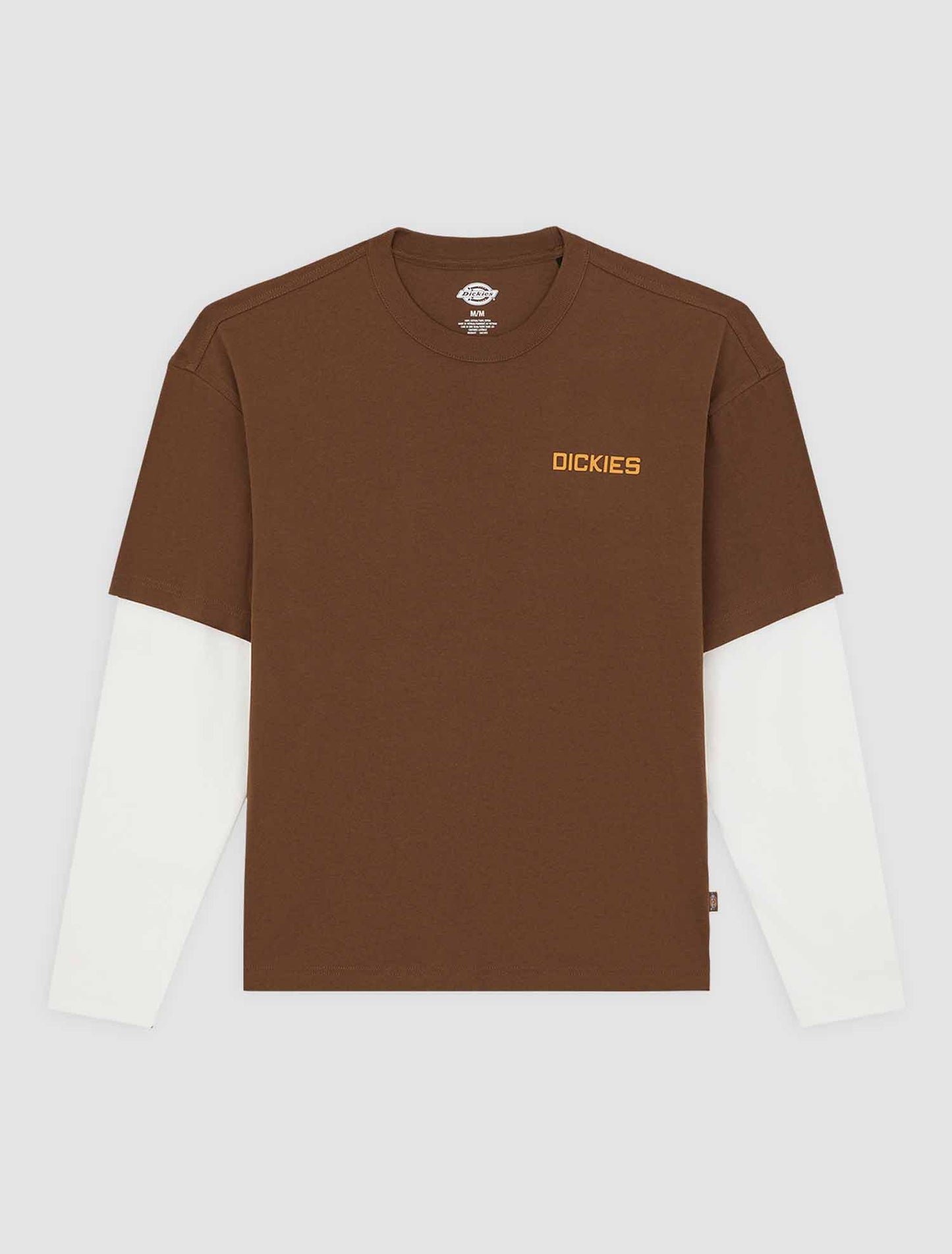 T-shirt Dickies Payson 2fer marrone uomo