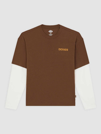 T-shirt Dickies Payson 2fer marrone uomo
