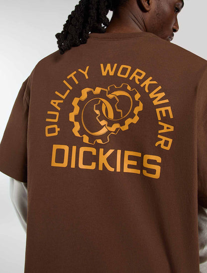 T-shirt Dickies Payson 2fer marrone uomo