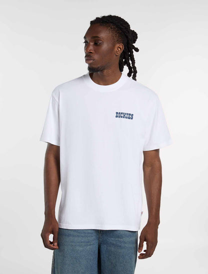 T-shirt Dickies Plain City uomo bianca