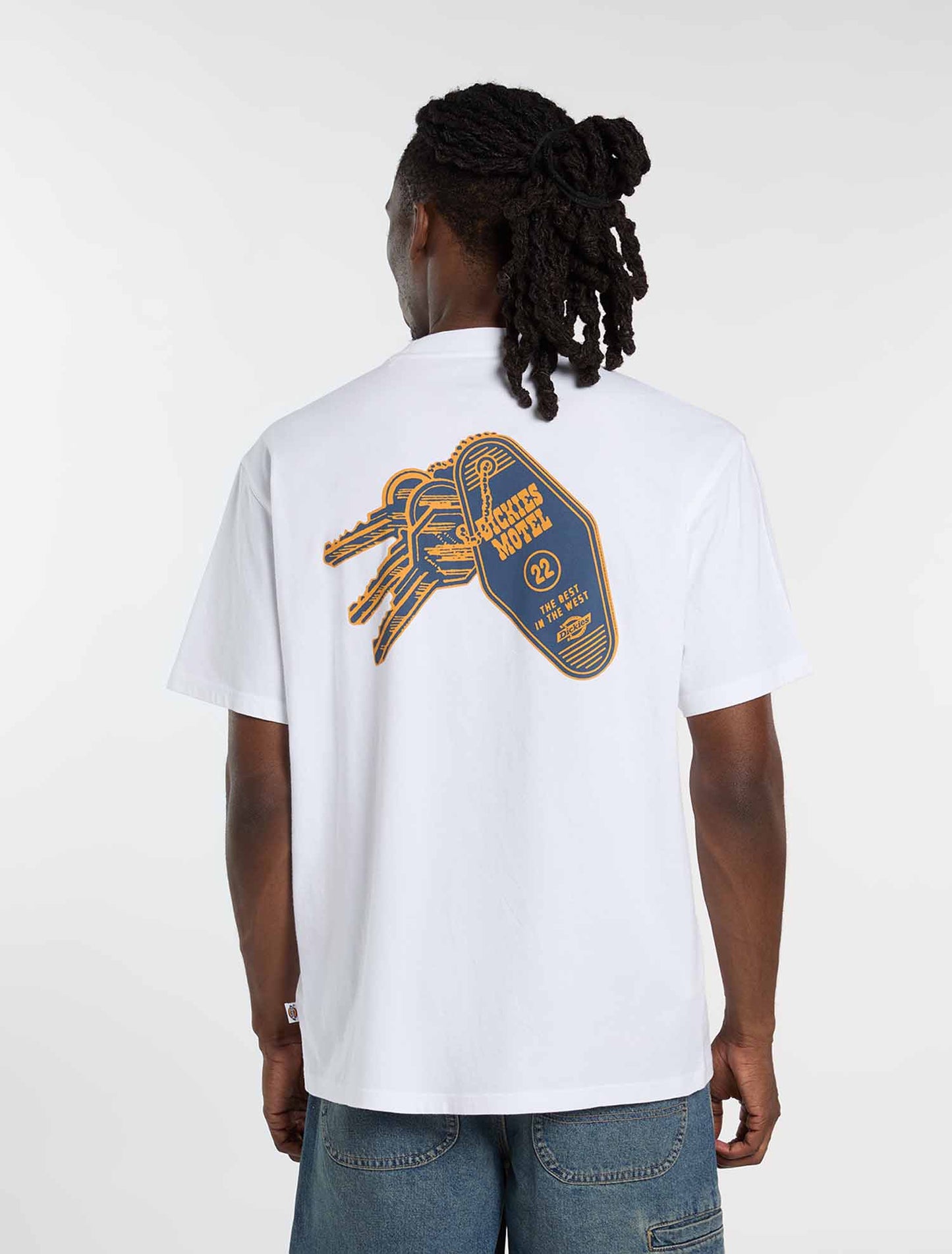 T-shirt Dickies Plain City uomo bianca