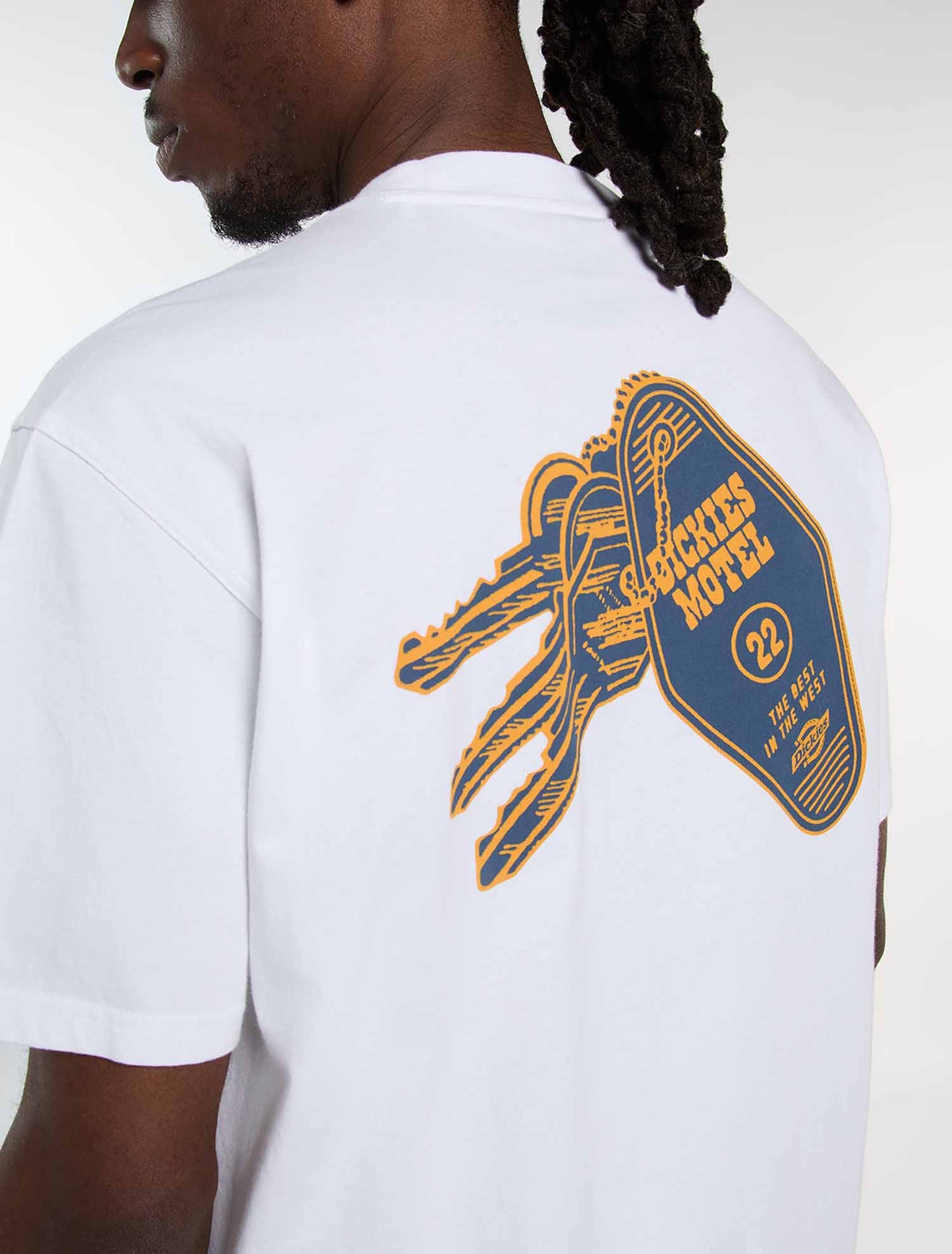 T-shirt Dickies Plain City uomo bianca