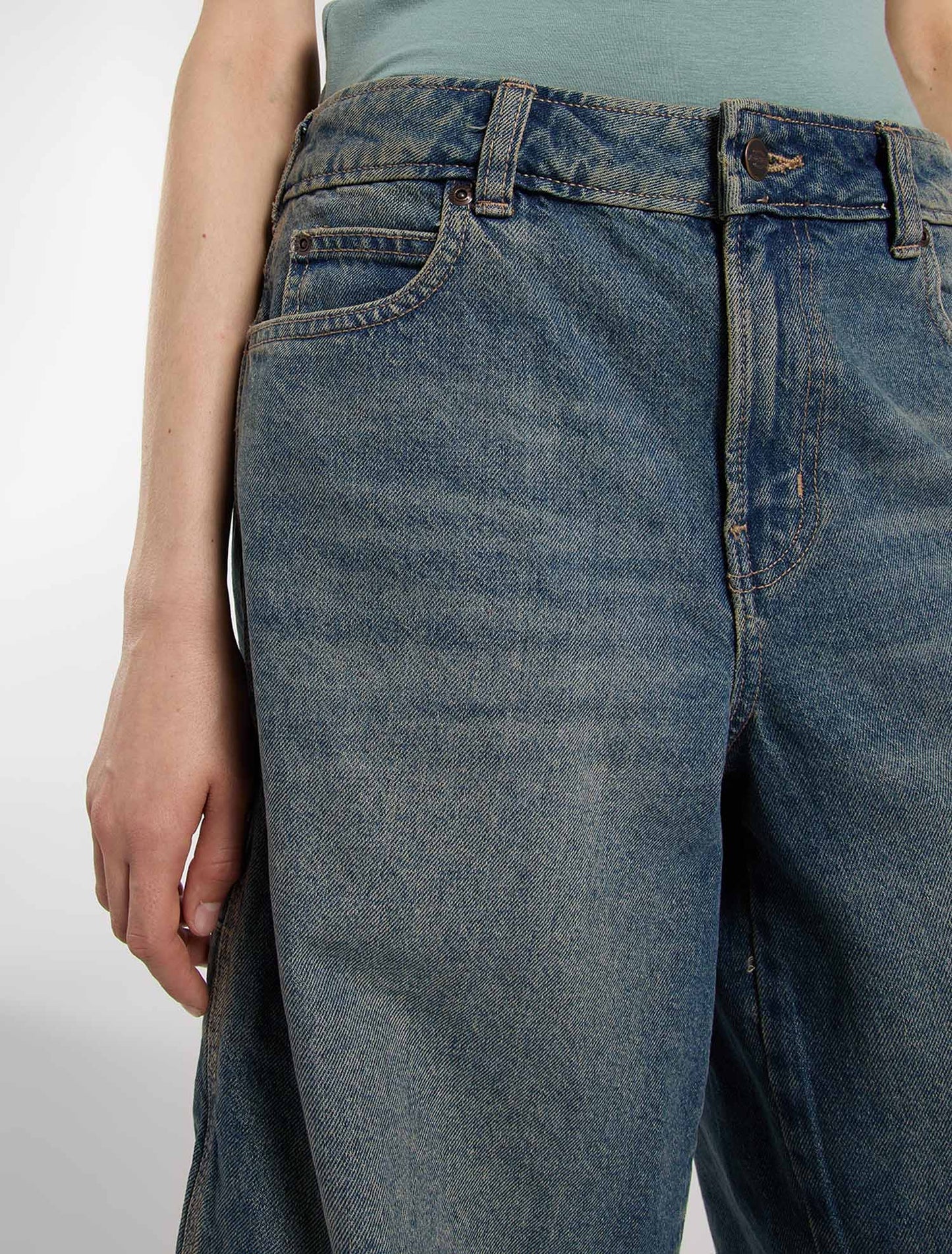 Shorts Dickies 957 13 Inch in denim donna per la primavera
