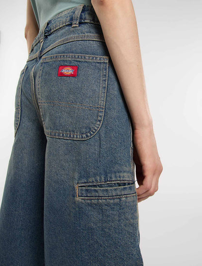 Shorts Dickies 957 13 Inch in denim donna per la primavera