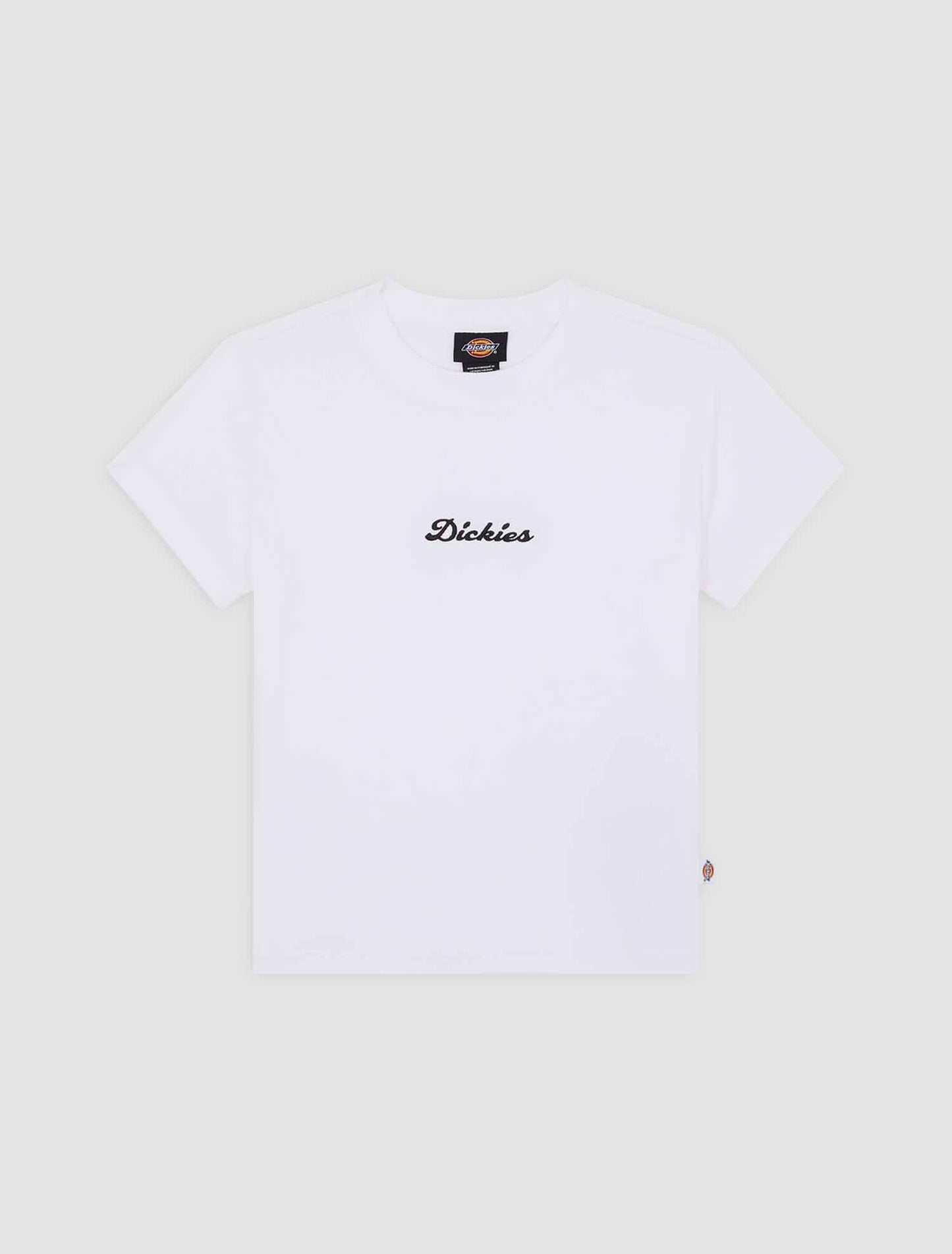 T-shirt Dickies Wellsville donna bianca a maniche corte