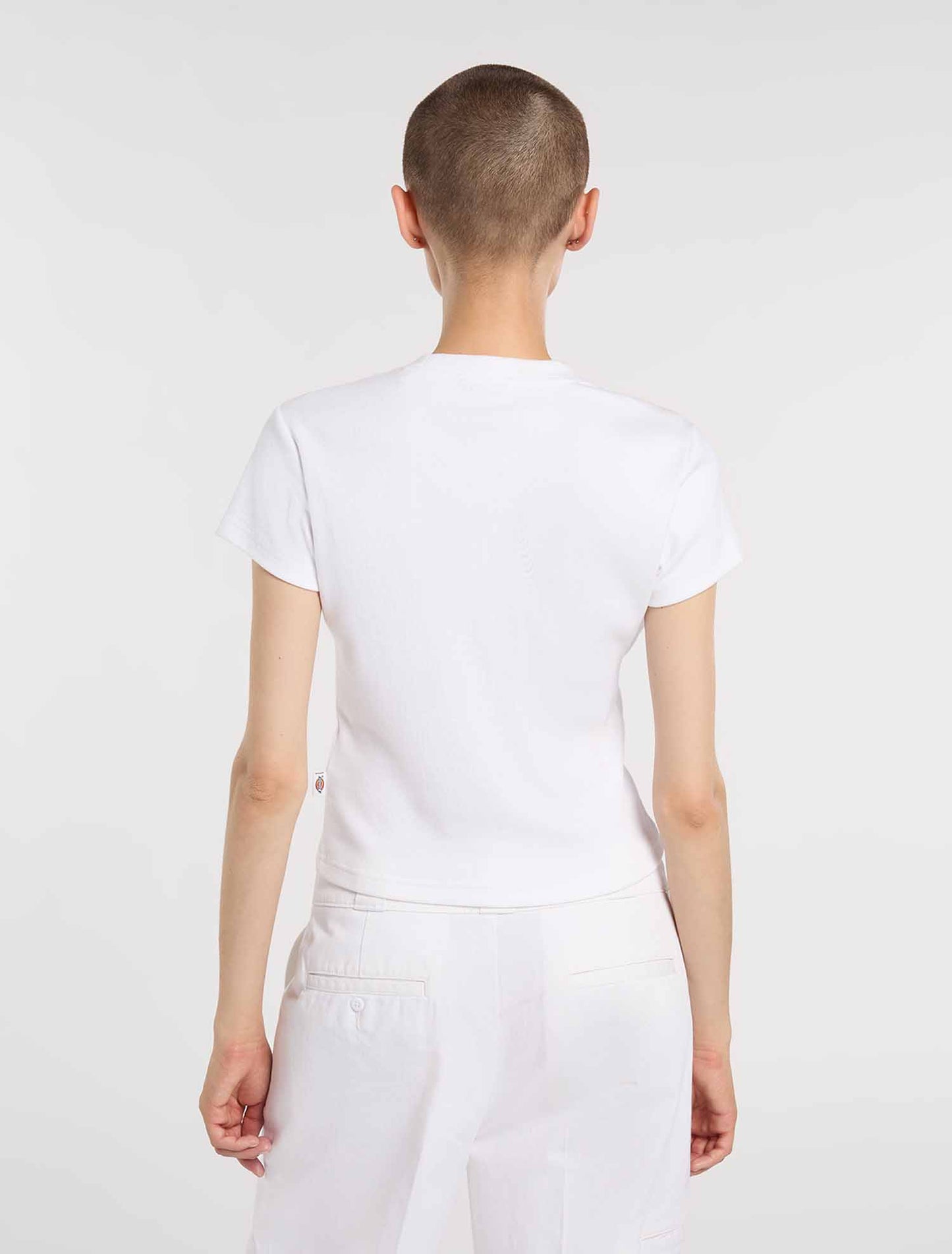 T-shirt Dickies Wellsville donna bianca a maniche corte