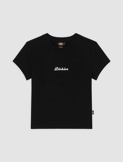 Dickies Wellsville, t-shirt maniche corte donna nera