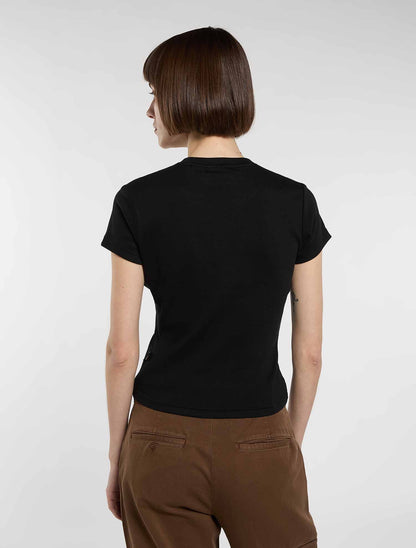 Dickies Wellsville, t-shirt maniche corte donna nera