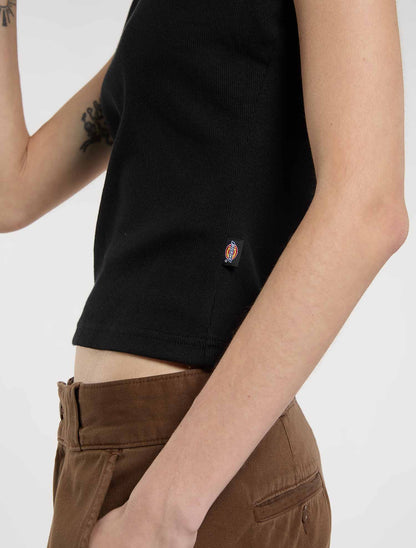 Dickies Wellsville, t-shirt maniche corte donna nera