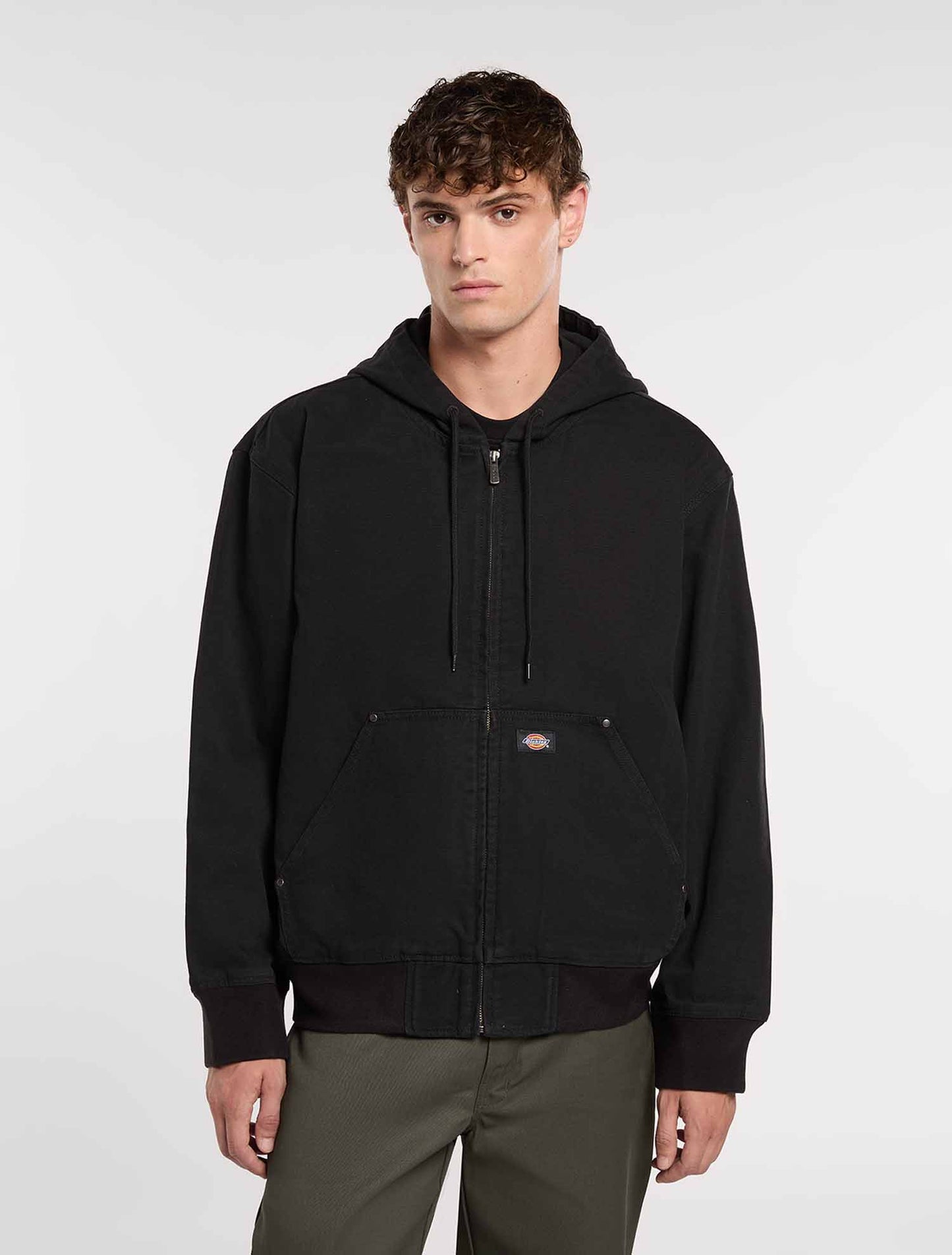 Giubbotto uomo Dickies unlined in canvas nero