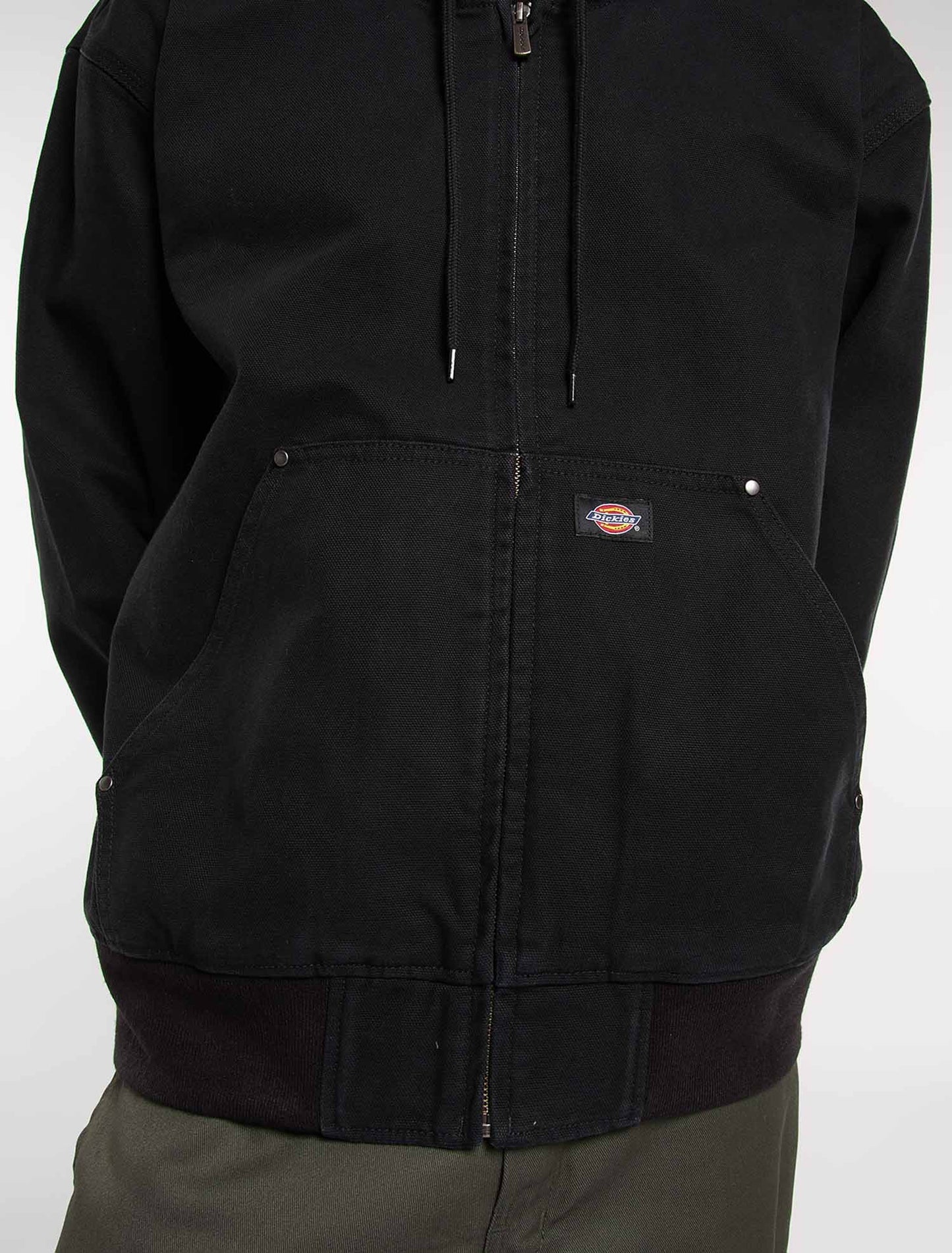 Giubbotto uomo Dickies unlined in canvas nero
