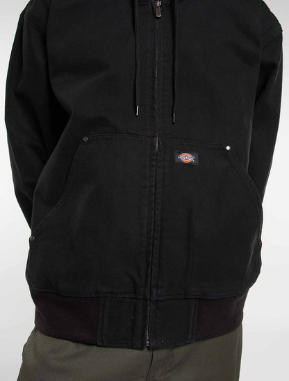 Giubbotto uomo Dickies unlined in canvas nero