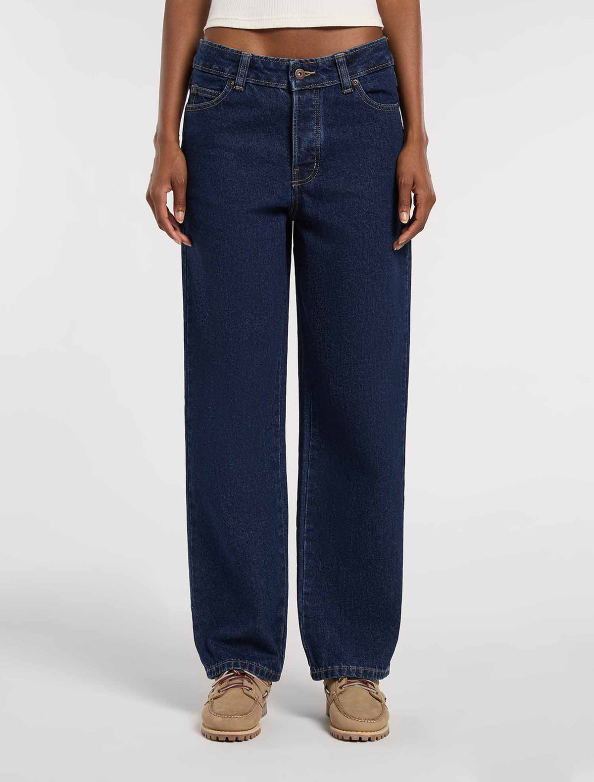 Dickies 984 relaxed jeans da donna jeans scuro