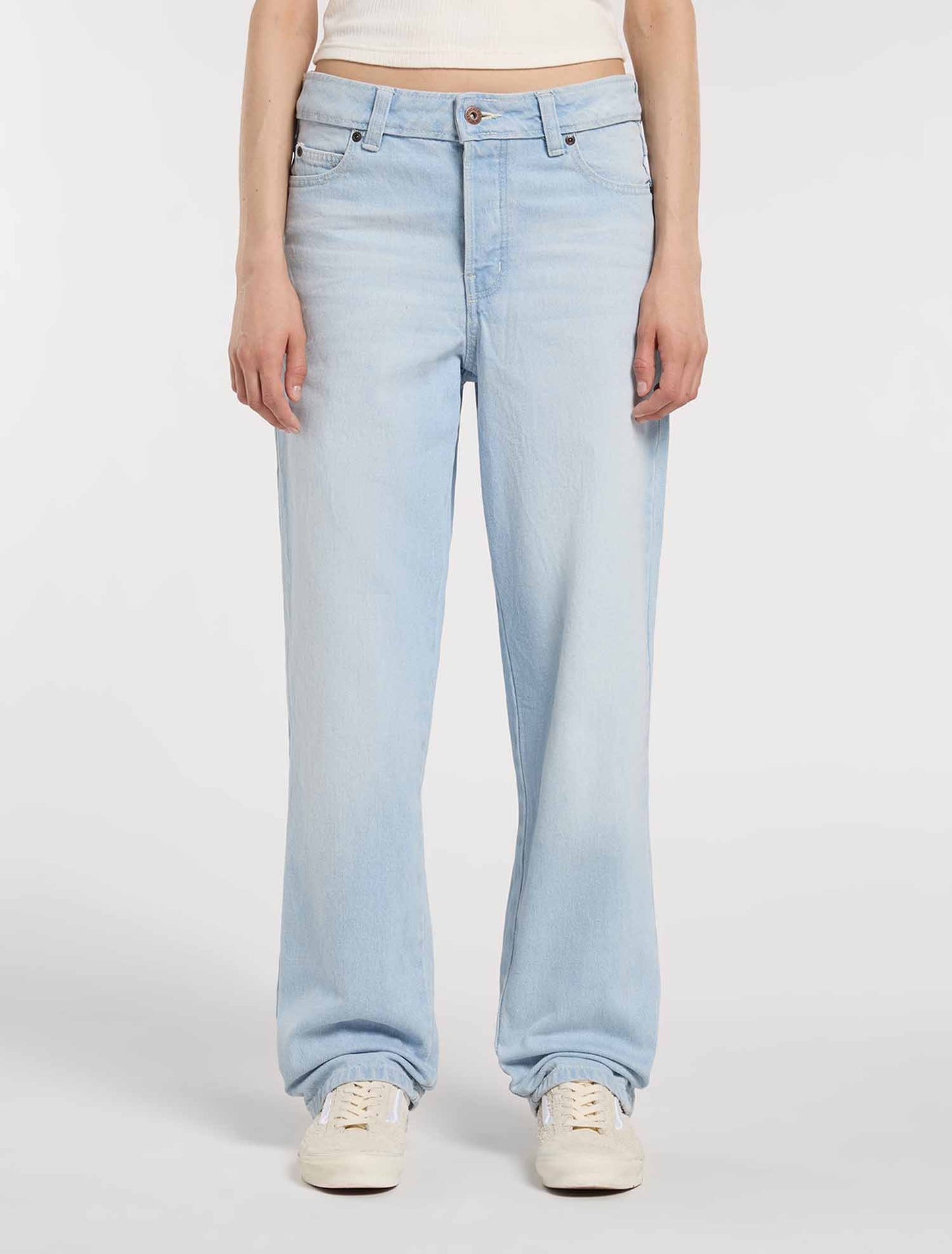 Jeans relaxed Dickies 984 donna in denim resistente