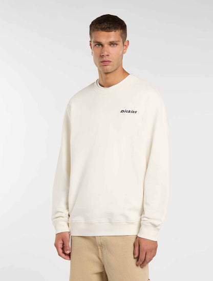 Felpa Dickies Loretto beige uomo per primavera-estate