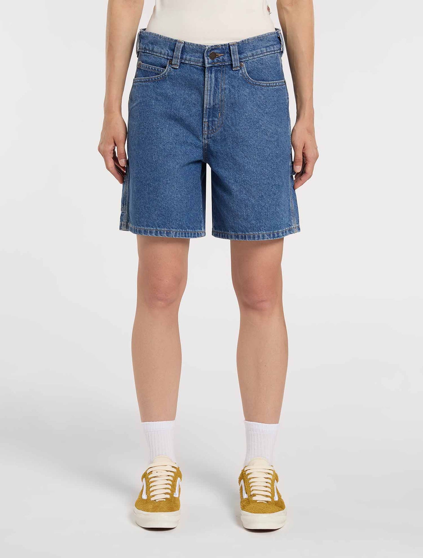 Shorts donna Dickies 993 7 Inch in denim