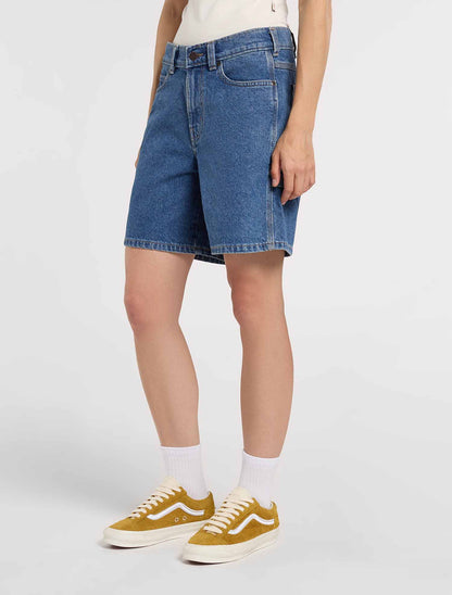 Shorts donna Dickies 993 7 Inch in denim