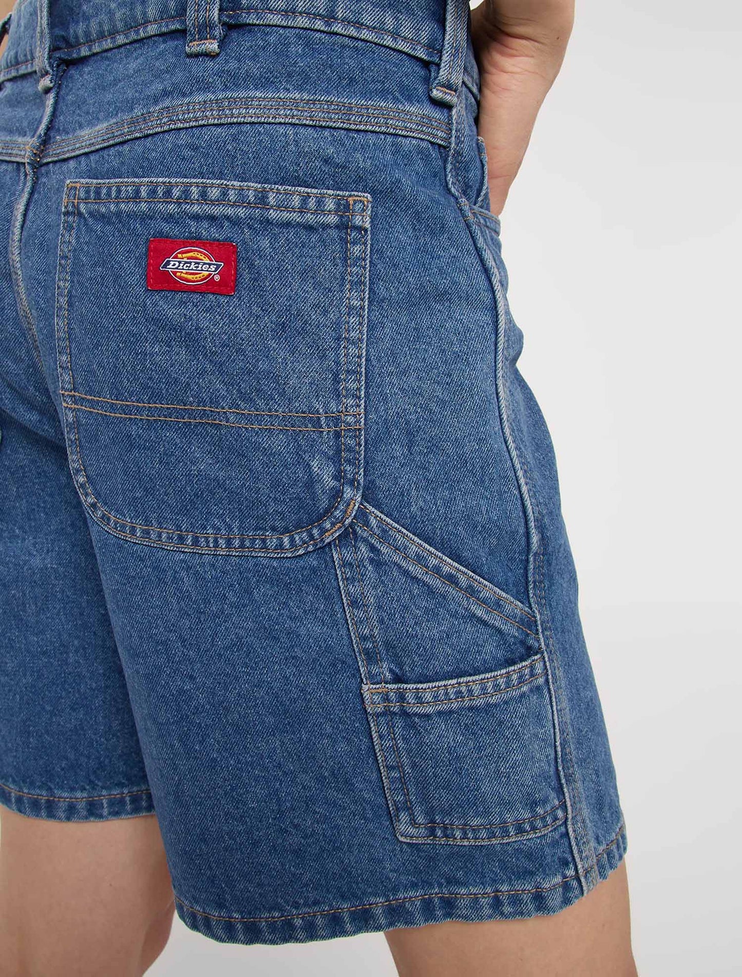 Shorts donna Dickies 993 7 Inch in denim